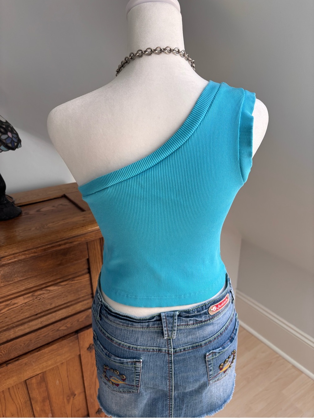 Marjane One Shoulder Ribbed Top 💎 - Picture 2 of 6